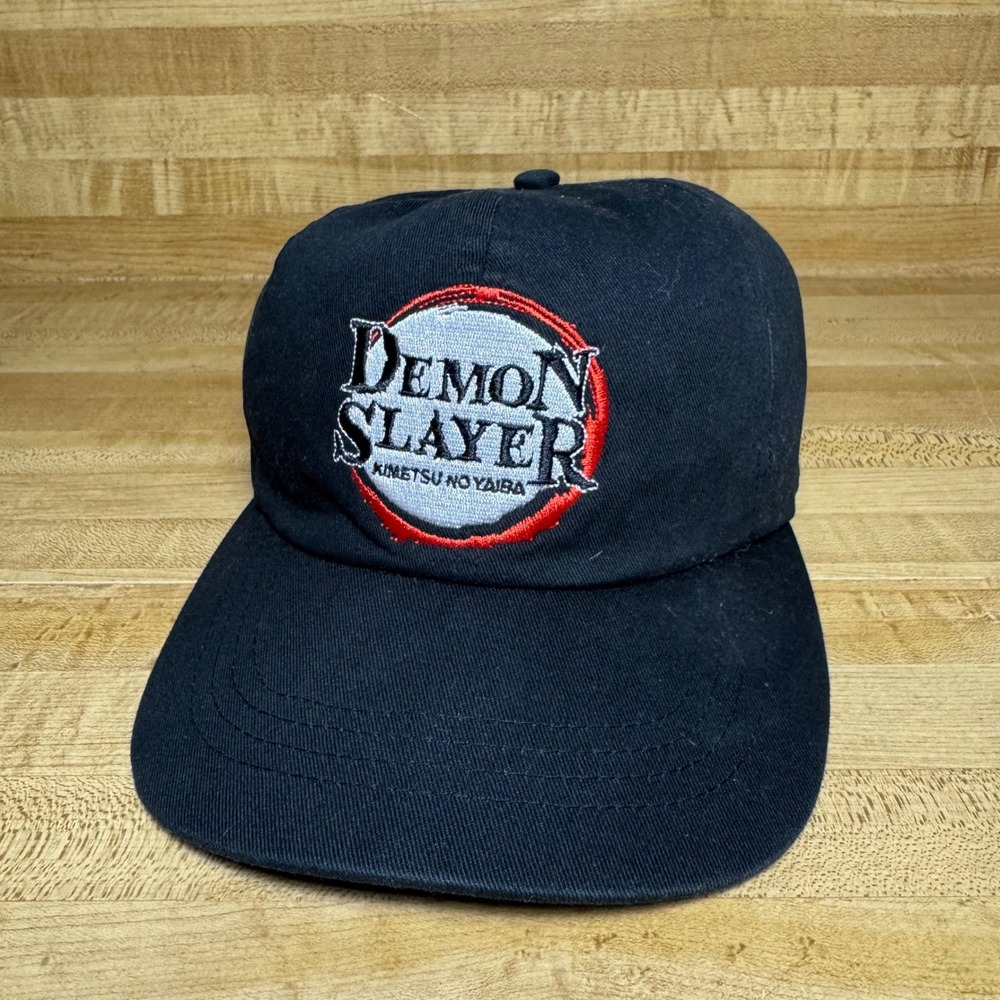 Demon Slayer Kimetsu no Yaiba Anime Embroidered Black Baseball Cap Hat
